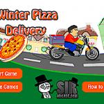 Winter Pizza Delivery