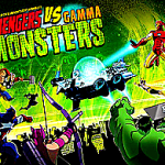 The Avengers vs Gamma monsters