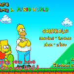Simpson Mario World