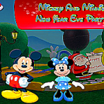Mickey et Minnie Fête du Nouvel An