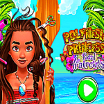 Coupe de Cheveux – Princesse Polynésienne