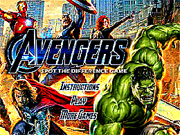 Avengers trouver les différences