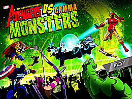 The avengers vs gamma monsters