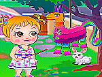 Bébé Hazel - Fête dans le jardin