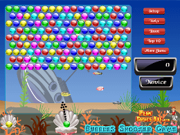 Bubble shooter game