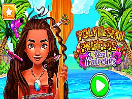 Coupe de Cheveux - Princesse Polynésienne