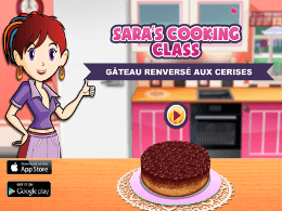 Gâteau Renversé aux Cerises - École de Cuisine de Sara