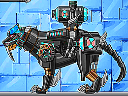 Dino Robot Smilodon Black