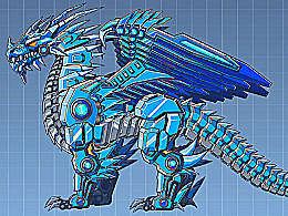 Robot Ice Dragon