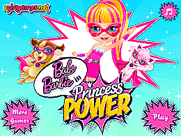 Baby barbie in princess power