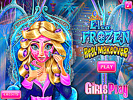 Elsa frozen real makeover