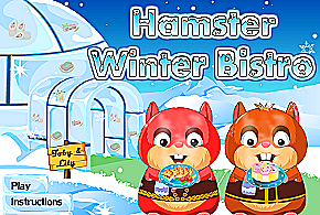 Hamster winter bistro