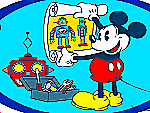 Mickey Laboratoire à Robot