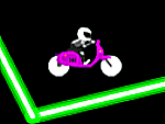 Neon biker