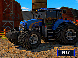 Farm Tractor driver 3D parking