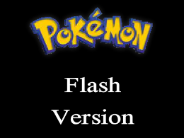 Pokemon flash version