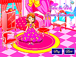 Princesse Sofia décoration de chambre