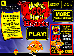 Monkey go happy hearts