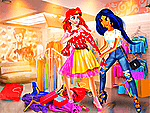 Princesses rivales au shopping