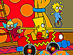 The simpsons krusty circus car ride