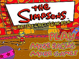 The simpsons krusty circus car ride