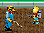 The simpsons shooting game