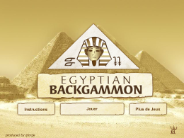 Egyptian Backgammon