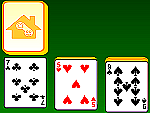 Klondike solitaire 3 cartes