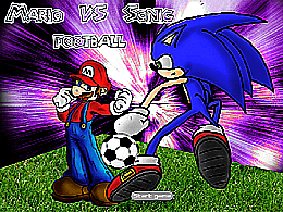 Mario vs sonic football
