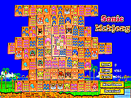 Sonic mahjong