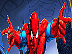 Spiderman lance toile