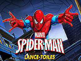 Spiderman lance toile