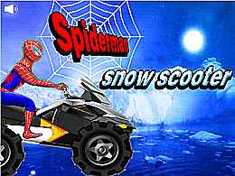 Spiderman Scooter des Neiges