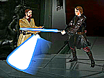 Jedi vs Jedi Blades of light - Obi Wan Kenobi contre Anakin Skywalker