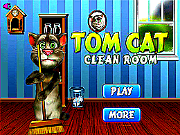 Tom le chat fait le ménage
