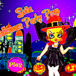 Sofia prépare la fête d’Halloween
