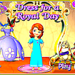 Habillage de princesse Sofia pour une journée royale