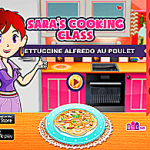 Fettuccine au poulet – École de cuisine de Sara