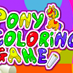 Coloriage de Poney