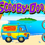 Scooby Doo conduit la Mystery Machine